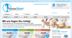 Desktop Screenshot of doctorsleep.de